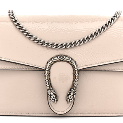 Crinkled Patent Mini Dionysus Shoulder Bag Sphinx