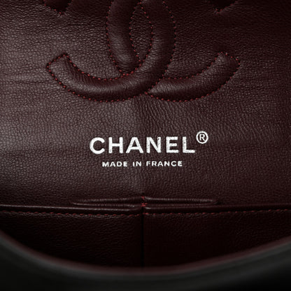 Lambskin Quilted Small Double Flap Black