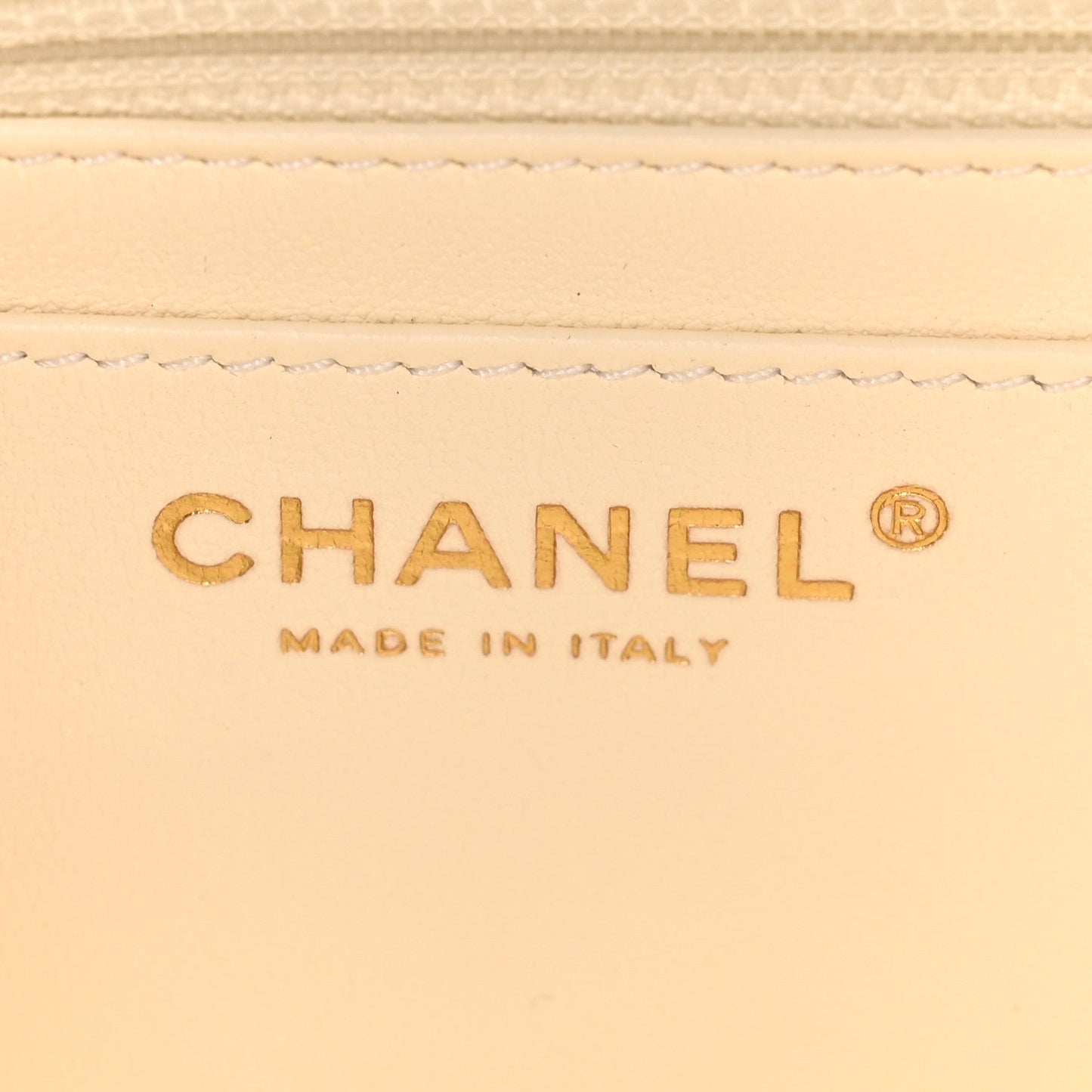 Aged Calfskin Quilted 2.55 Reissue Mini Flap White