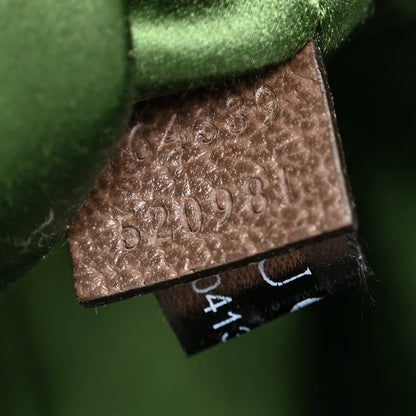 Monogram Textured Dollar Calfskin Heavy Grosgrain Web Small Maxi Horsebit Chain Shoulder Bag Beige Ebony New Acero