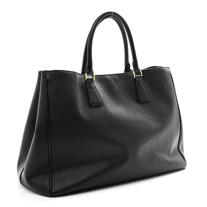 Saffiano Lux Large Tote Black
