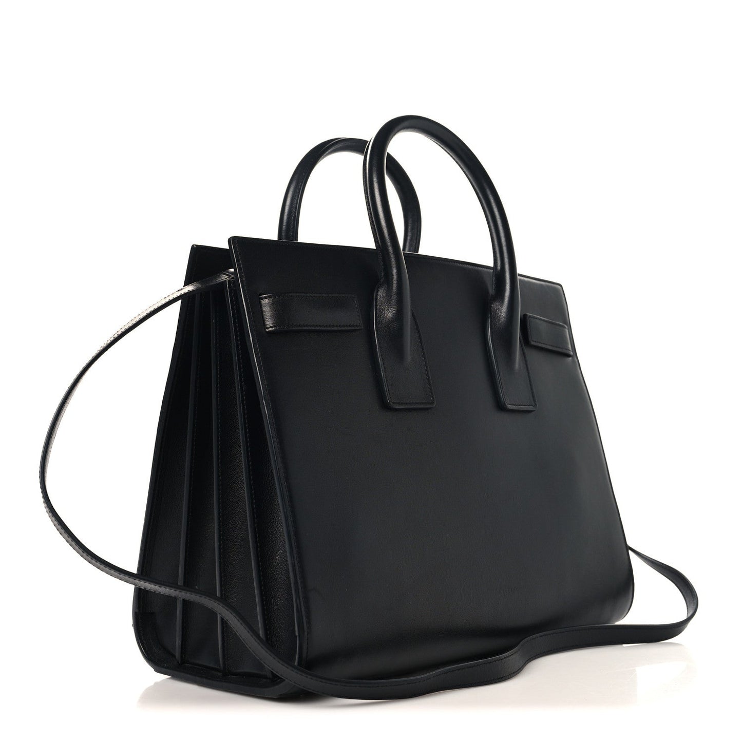 Calfskin Small Sac De Jour Black