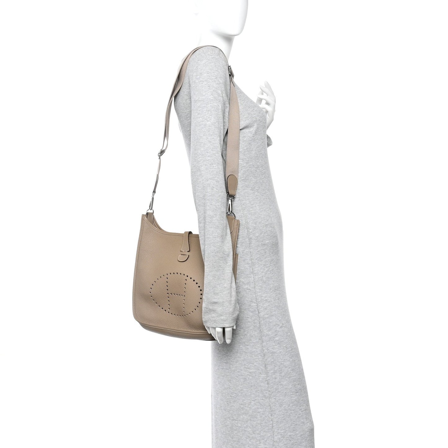 Taurillon Clemence EVELYNE III PM Gris Tourterelle