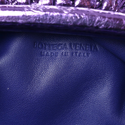 Metallic Crinkled Lambskin The Mini Pouch Viola