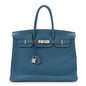 Togo BIRKIN 35 Blue Jean