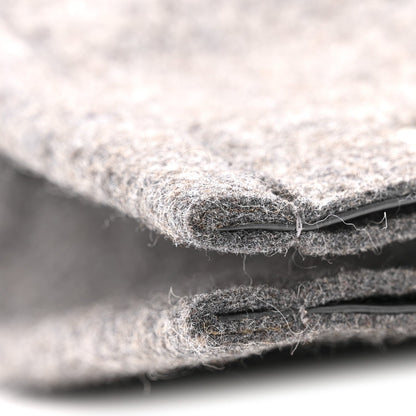 Wool Calfskin Rive Gauche Tote Grey