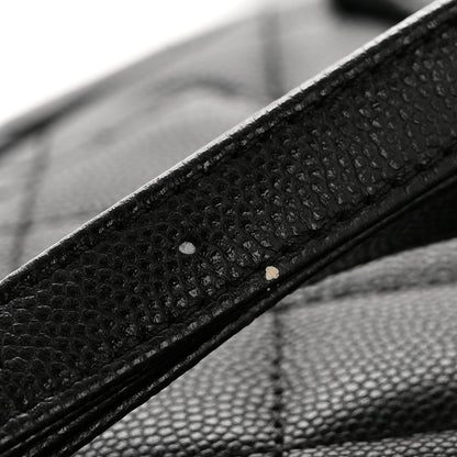 Caviar Quilted Mini Urban Spirit Backpack Black