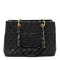 Caviar Large CC Shoulder Bag Black