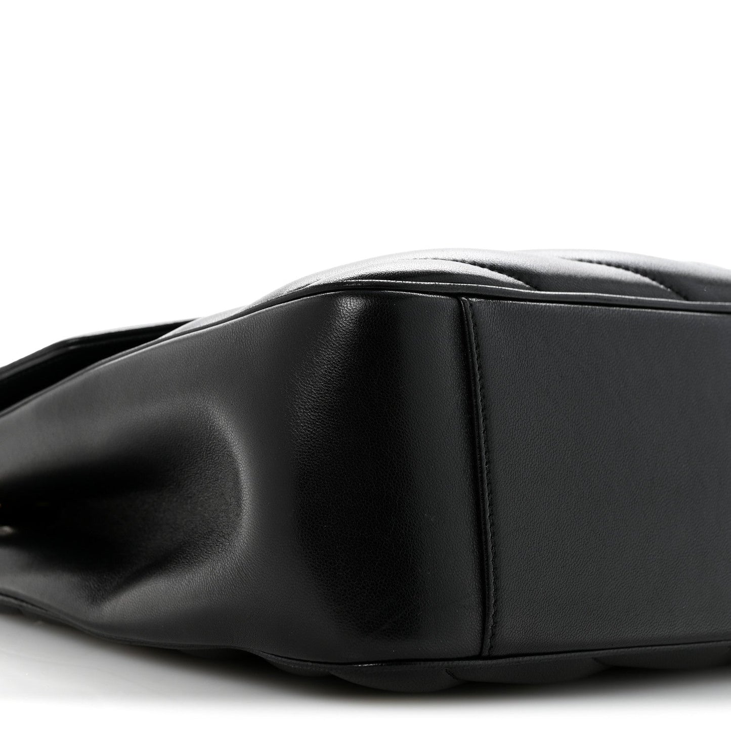 Lambskin Quilted Monogram Large Loulou Black