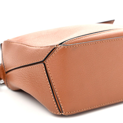 Calfskin Mini Puzzle Bag Tan