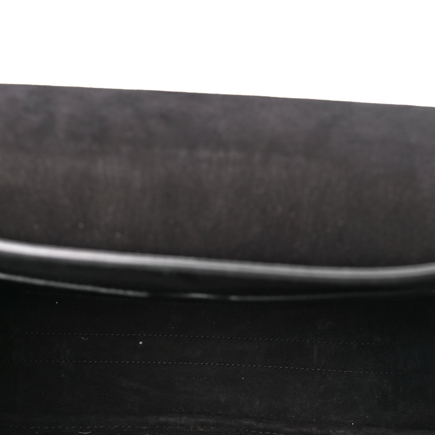 Grained Calfskin Large Bobby Flap Black