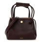 Supple Calfskin Small Madrid Bag Dark Burgundy