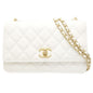 Chanel Lambskin Matelasse Coco Mark Shoulder Bag