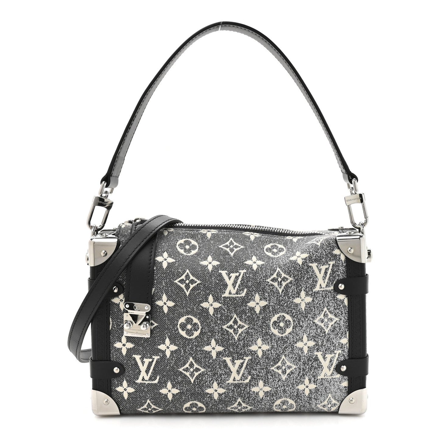 Monogram Jacquard Denim Side Trunk Grey