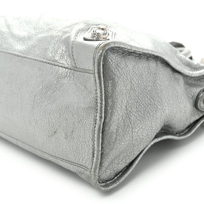 Metallic Agneau Giant 12 Silver Hardware City Gris Aluminum