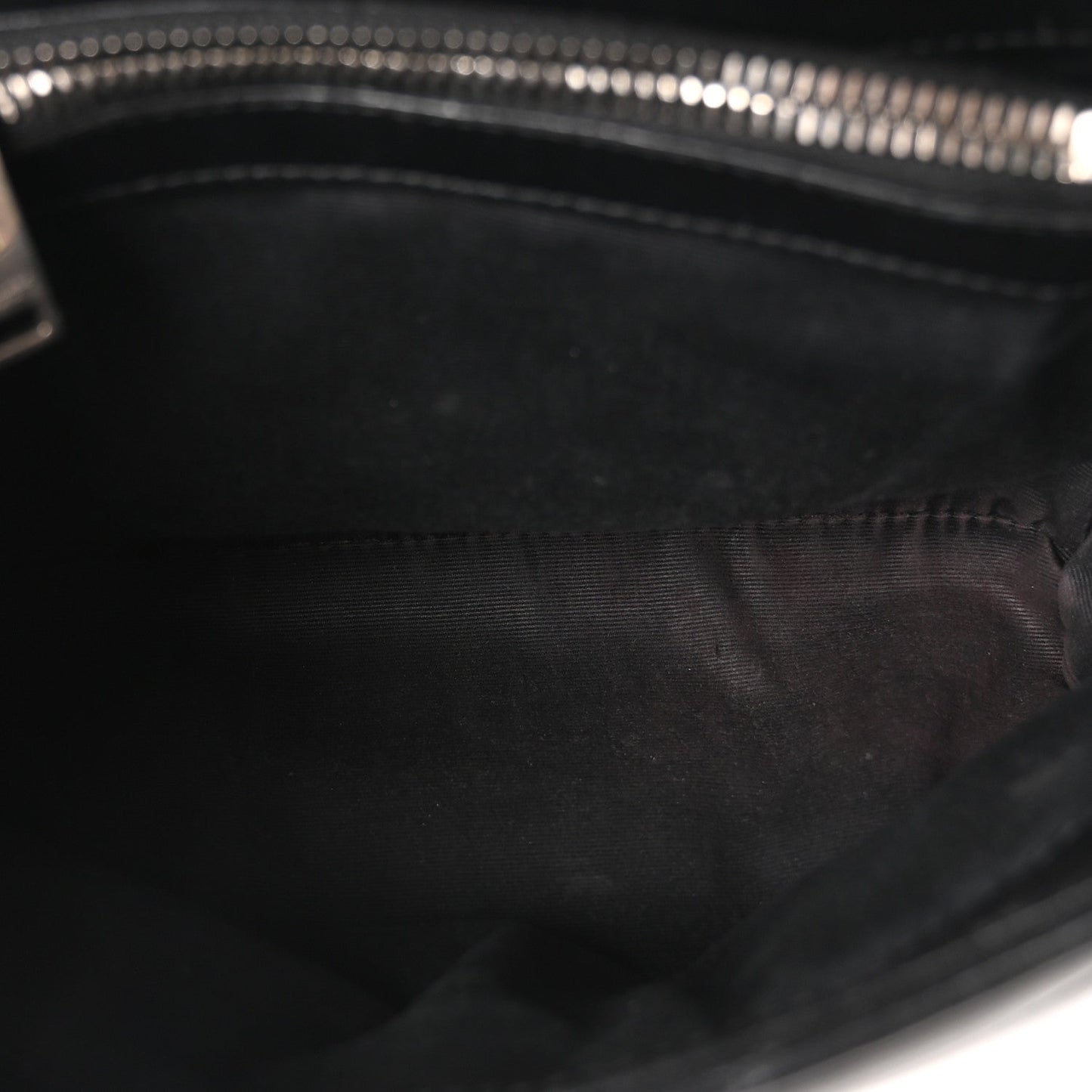 Calfskin Y Quilted Monogram Small Loulou Chain Satchel Black