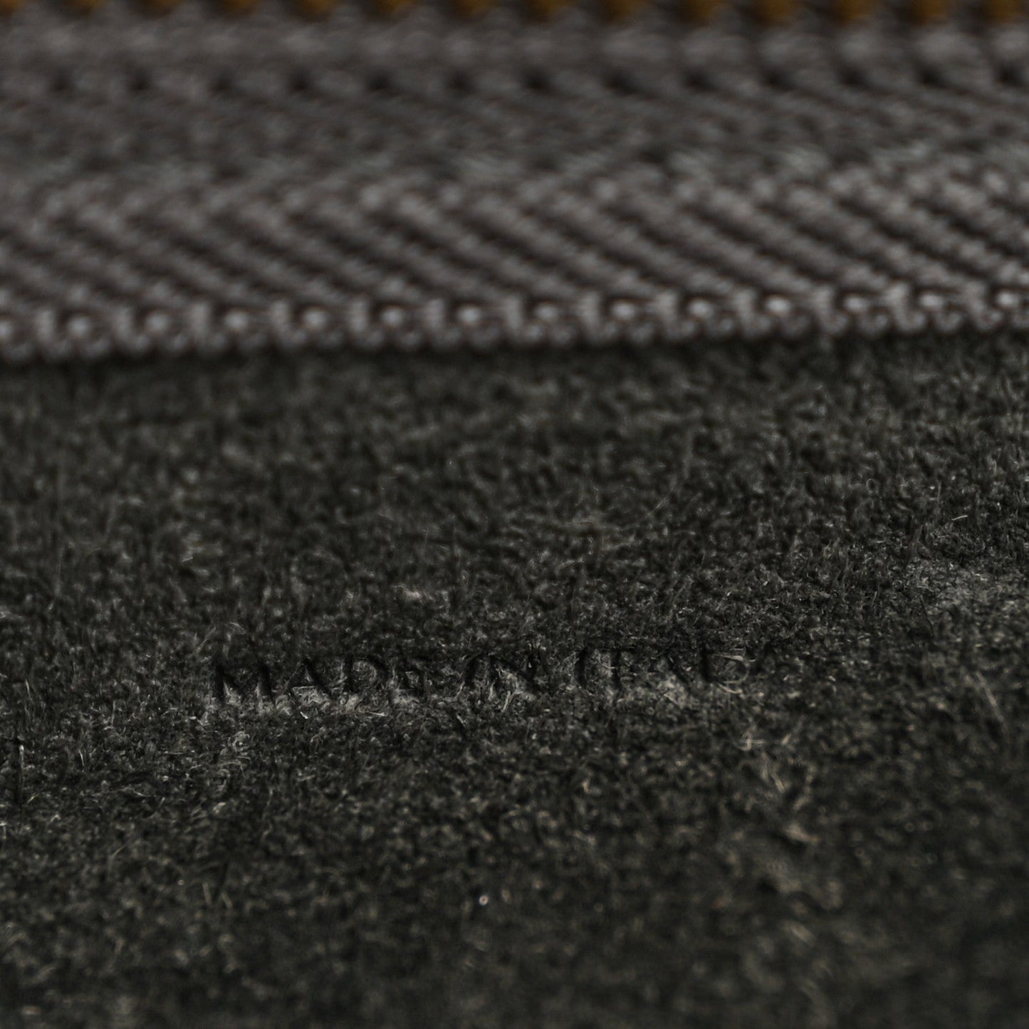 Grained Calfskin Nano Belt Bag Grey