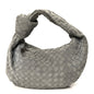 Suede Calfskin Intrecciato Teen Jodie Hobo Thunder