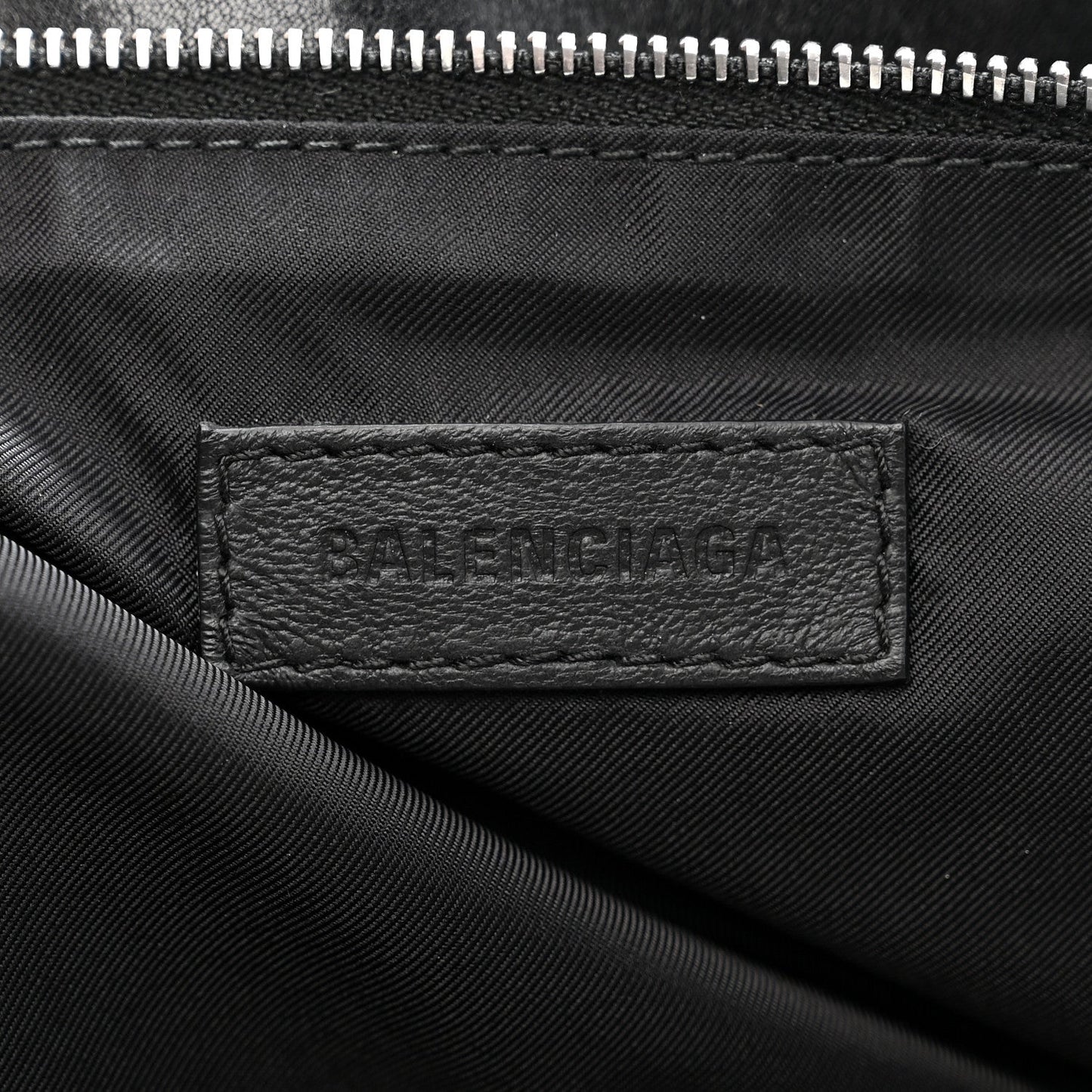 Agneau Large Grungy Messenger Black