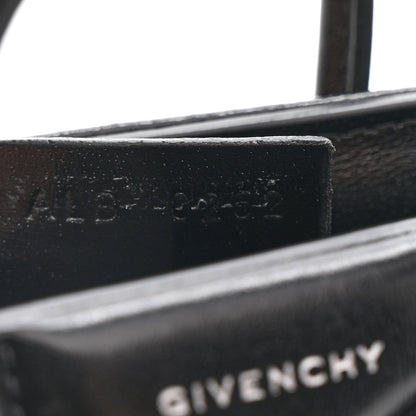 Shiny Lord Calfskin Micro Antigona Black