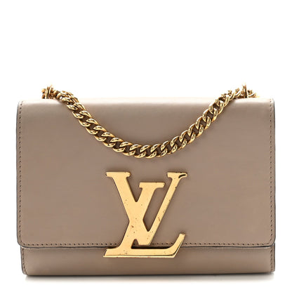 Calfskin Chain Louise MM Gris