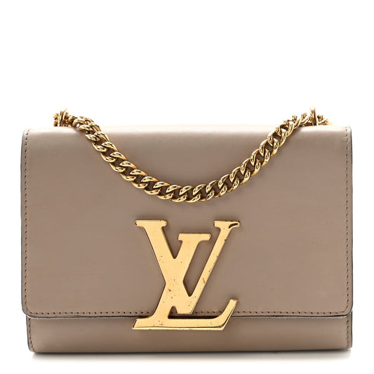 Calfskin Chain Louise MM Gris