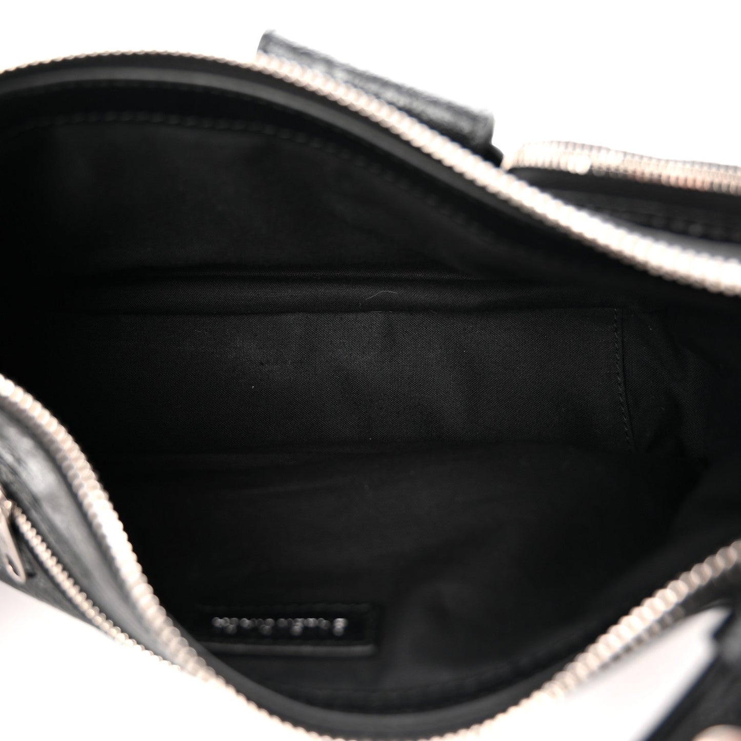 Agneau Arena Superbusy XS Sling Zip Shoulder Bag Black
