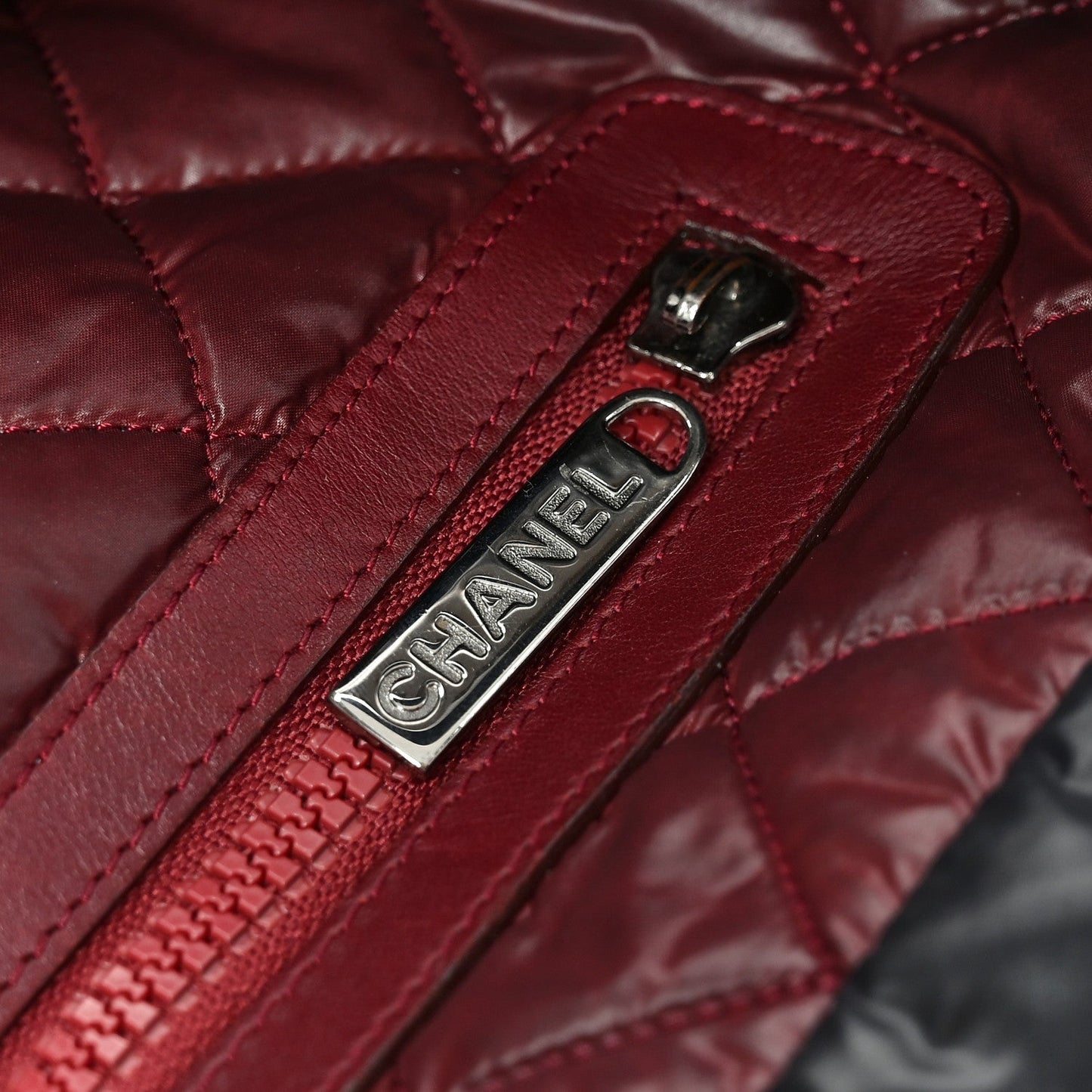 Lambskin Quilted Medium Coco Cocoon Reversible Tote Black
