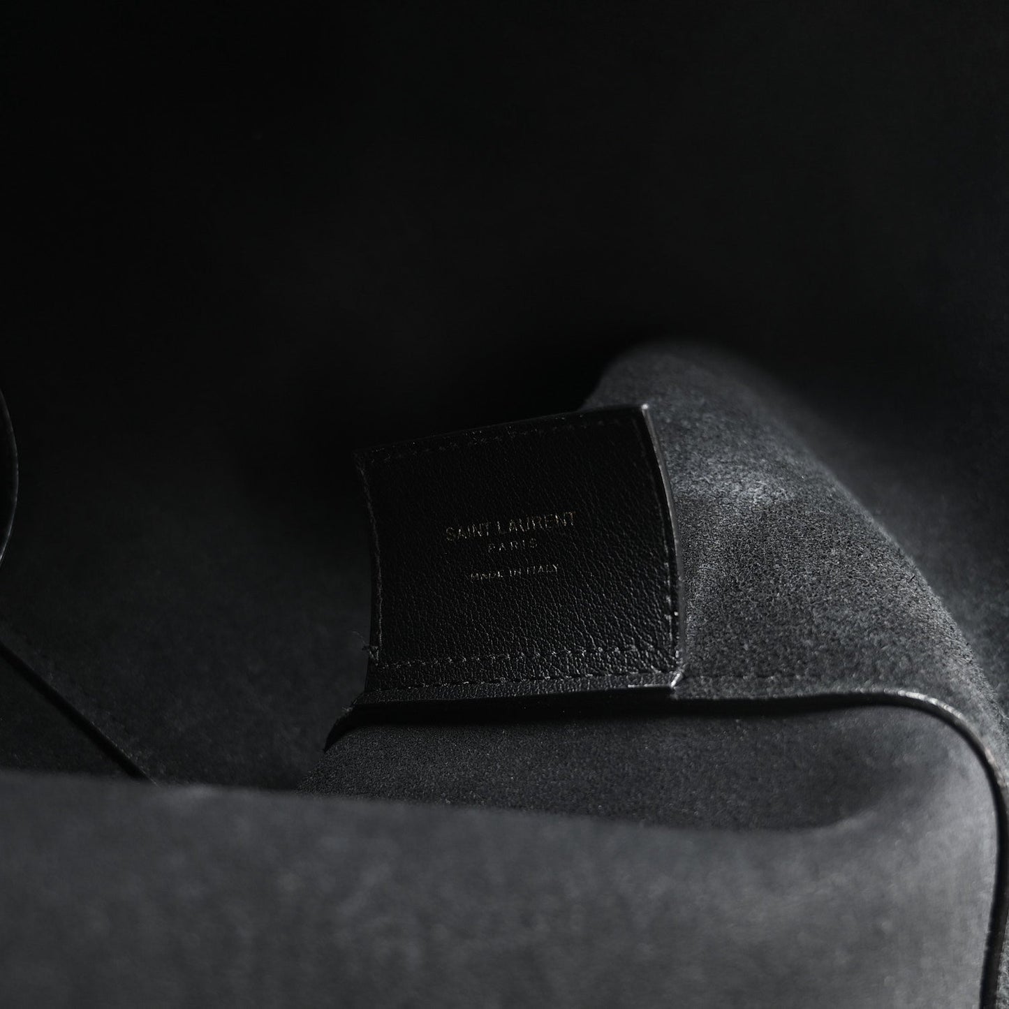 Calfskin Large Shopping Tote Black