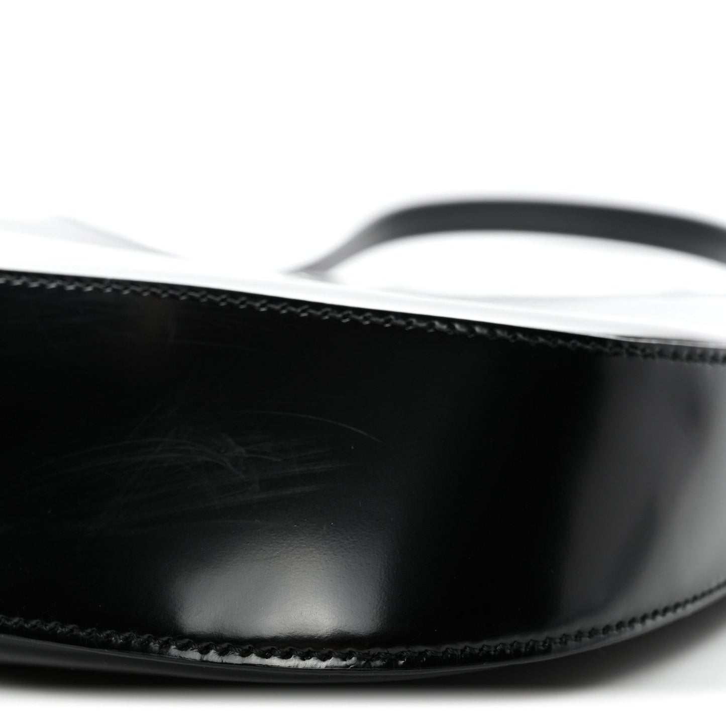 Spazzolato Cleo Shoulder Bag Black