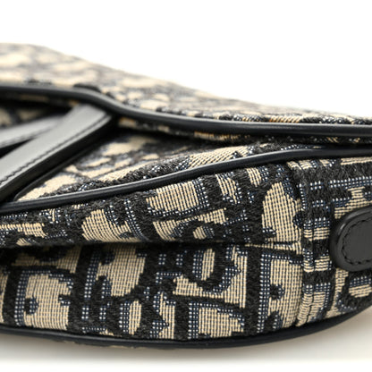 Oblique Mini Saddle Bag Blue