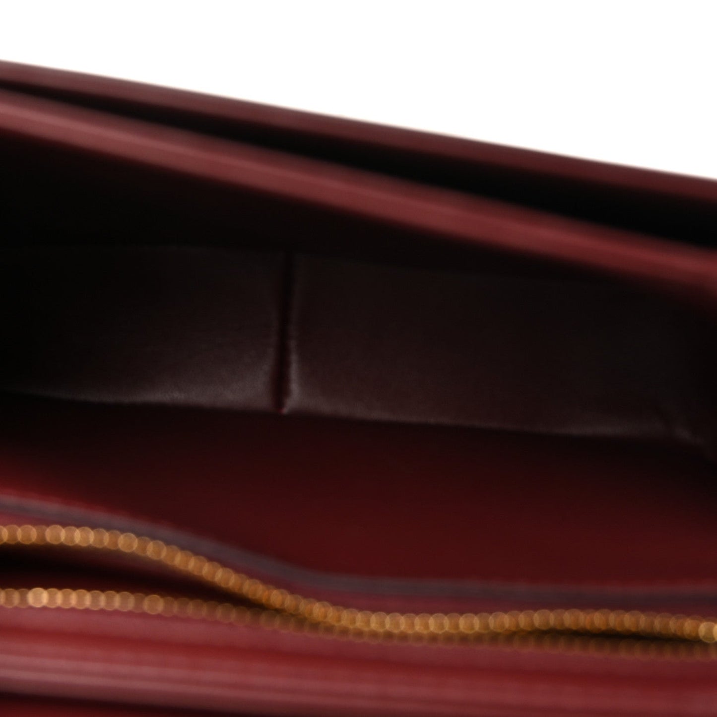 Shiny Calfskin Teen Triomphe Light Burgundy