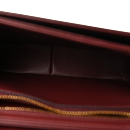 Shiny Calfskin Teen Triomphe Light Burgundy