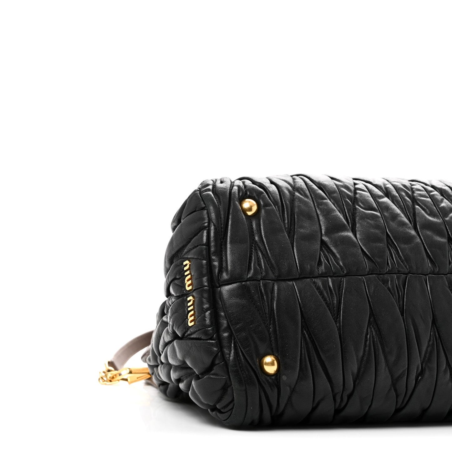 Nappa Matelasse Turnlock Hobo Black Brown