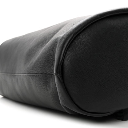 Grained Calfskin Joe Backpack Black