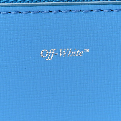 Saffiano Striped Mini Diag Binder Clip Bag Blue