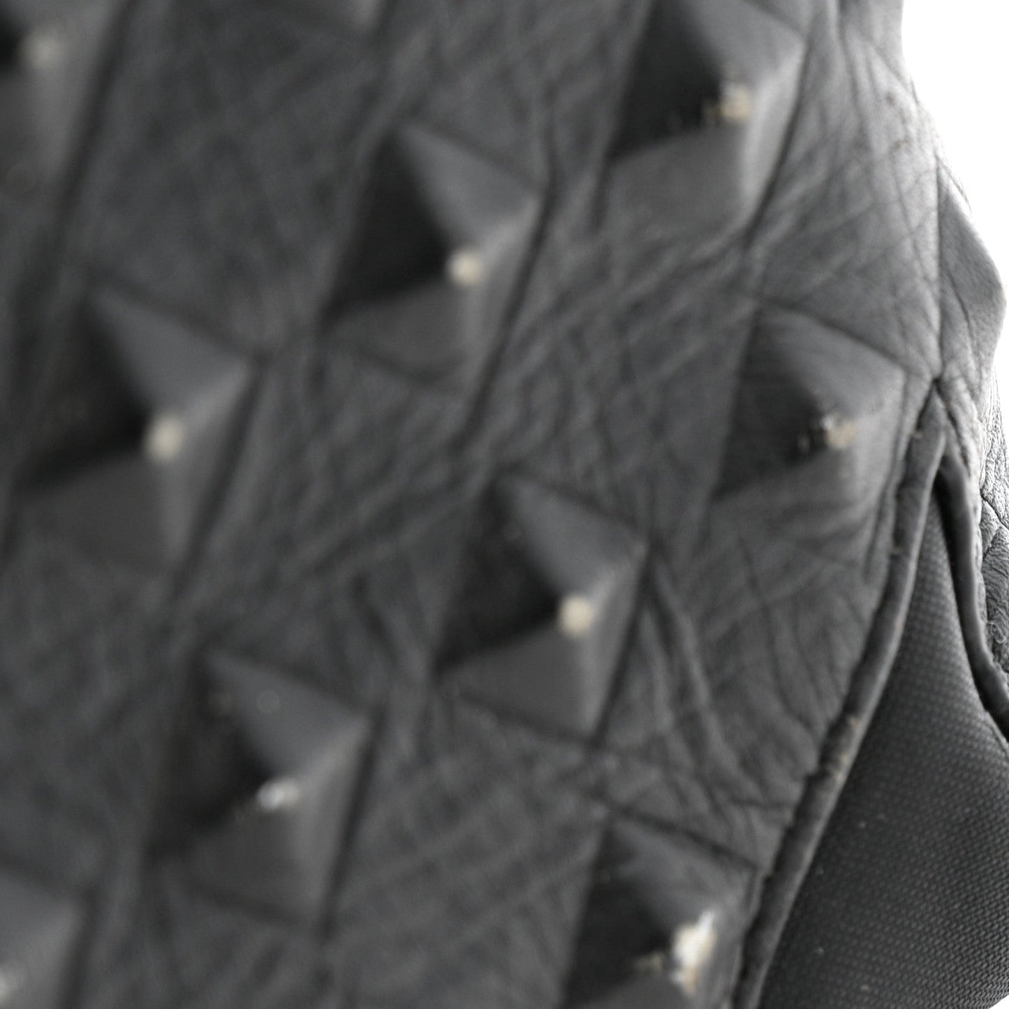 Nylon Monogram Studded Stark Medium Backpack Black