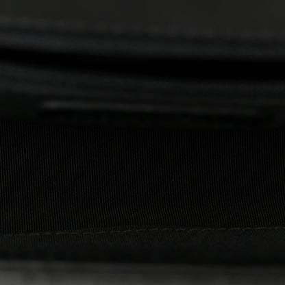 Calfskin Quilted New Medium Boy Flap Black