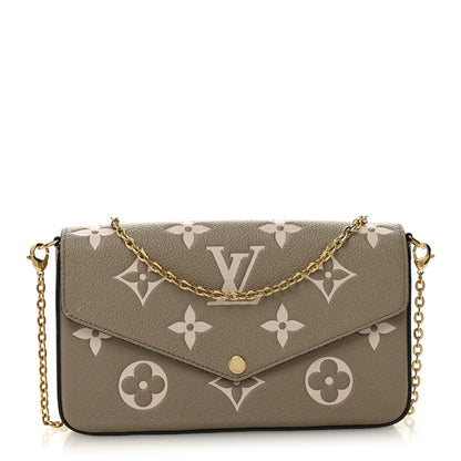 Empreinte Monogram Giant Felicie Pochette Tourterelle Creme
