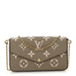 Empreinte Monogram Giant Felicie Pochette Tourterelle Creme