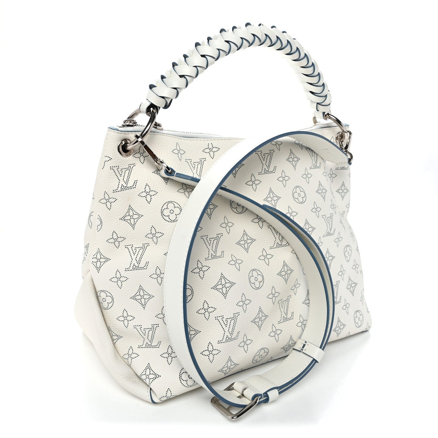 Mahina Beaubourg Hobo MM Snow Orage Blue