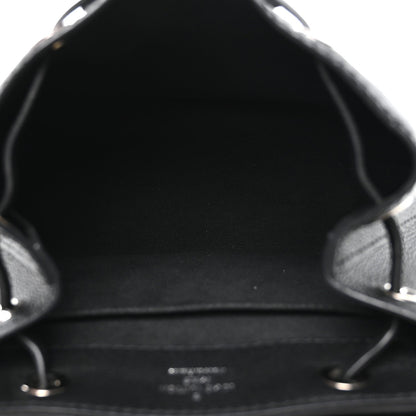 Calfskin Lockme Mini Backpack Black
