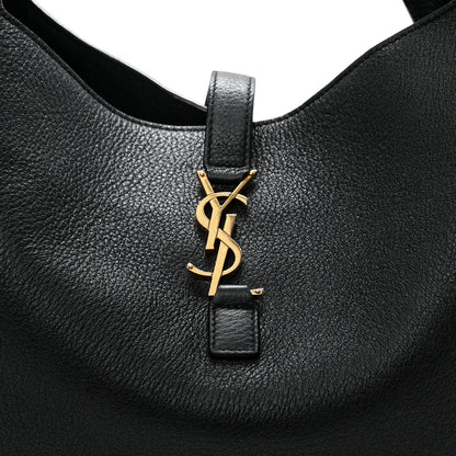 Grained Deerskin Bea Tote Black