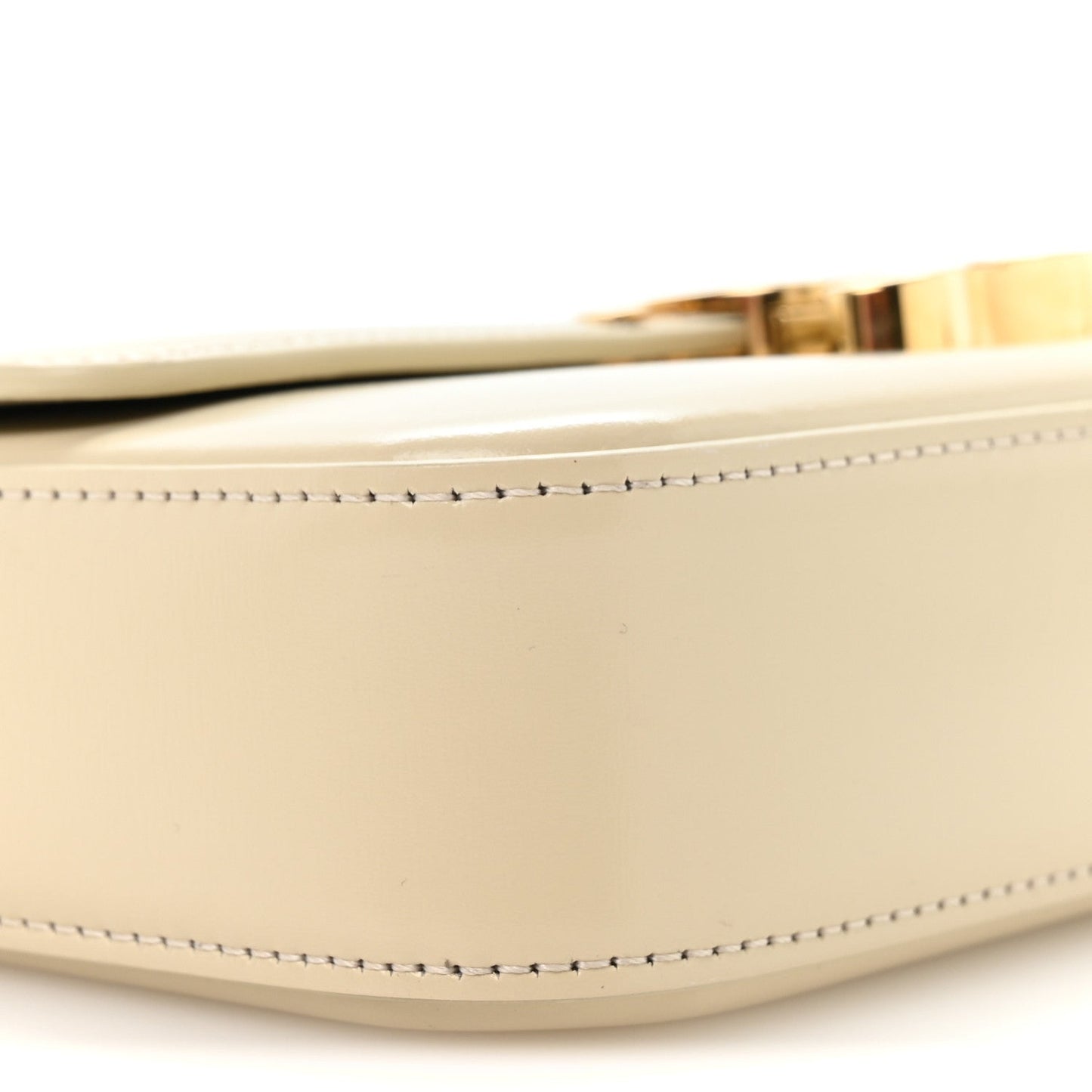Natural Calfskin Triomphe Shoulder Bag Pampa