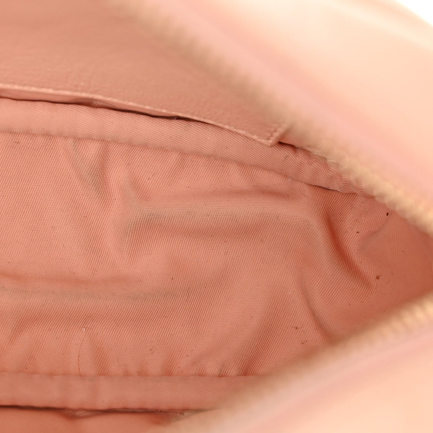 Lambskin Quilted Mini Lola Camera Bag Peach