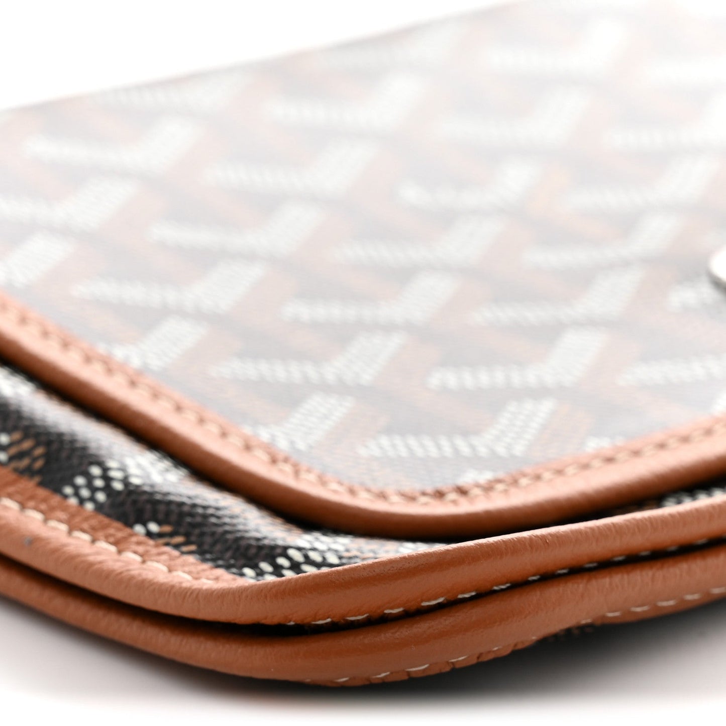 Goyardine Plumet Wallet Clutch Black Gold