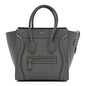 Baby Drummed Calfskin Micro Luggage Kohl