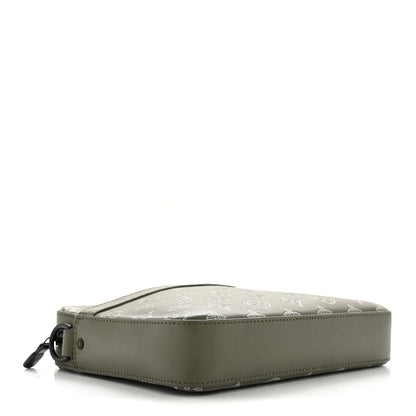 Monogram Shadow G65 Trio Messenger Olive Green