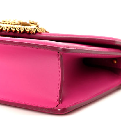Smooth Calfskin Small Devotion Envelope Top Handle Bag Pink