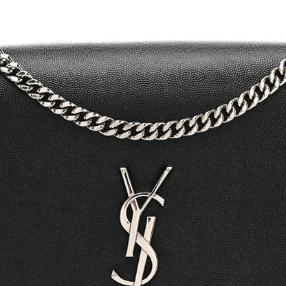 Grain De Poudre Large Classic Monogram Kate Satchel Black